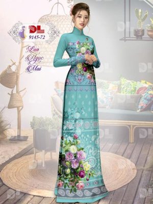 Vải Áo Dài Lụa Ngọc Mai Hoa In 3D kiểu mới AD DL9145 35 1596616481 364 Vai Ao Dai Lua Ngoc Mai Hoa In 3D kieu