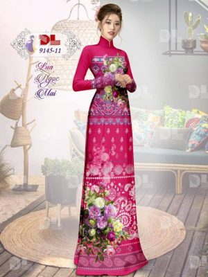 Vải Áo Dài Lụa Ngọc Mai Hoa In 3D kiểu mới AD DL9145 34 1596616481 647 Vai Ao Dai Lua Ngoc Mai Hoa In 3D kieu
