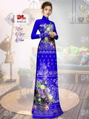 Vải Áo Dài Lụa Ngọc Mai Hoa In 3D kiểu mới AD DL9145 42 1596616482 165 Vai Ao Dai Lua Ngoc Mai Hoa In 3D kieu