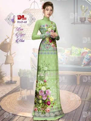 Vải Áo Dài Lụa Ngọc Mai Hoa In 3D kiểu mới AD DL9145 50 1596616483 305 Vai Ao Dai Lua Ngoc Mai Hoa In 3D kieu