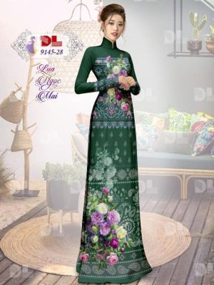 Vải Áo Dài Lụa Ngọc Mai Hoa In 3D kiểu mới AD DL9145 46 1596616483 455 Vai Ao Dai Lua Ngoc Mai Hoa In 3D kieu