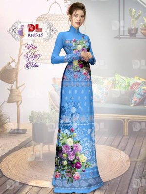 Vải Áo Dài Lụa Ngọc Mai Hoa In 3D kiểu mới AD DL9145 49 1596616483 986 Vai Ao Dai Lua Ngoc Mai Hoa In 3D kieu
