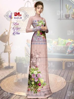 Vải Áo Dài Lụa Ngọc Mai Hoa In 3D kiểu mới AD DL9145 55 1596616484 836 Vai Ao Dai Lua Ngoc Mai Hoa In 3D kieu