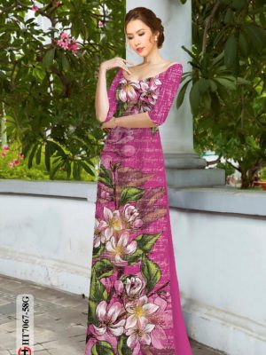 Vải áo dài hoa in 3D mới ra AD HT7067 22 1596616572 69 Vai ao dai hoa in 3D moi ra AD HT7067