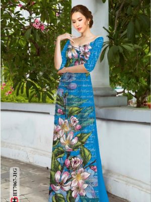 Vải áo dài hoa in 3D mới ra AD HT7067 26 1596616573 590 Vai ao dai hoa in 3D moi ra AD HT7067