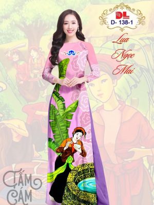 Vải Áo Dài Lụa Ngọc Mai Hình Tấm kiểu mới AD D138 10 1596616635 376 Vai Ao Dai Lua Ngoc Mai Hinh Tam kieu moi