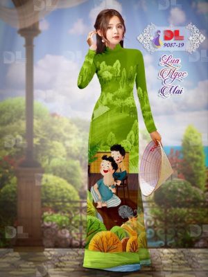 Vải Áo Dài Lụa Ngọc Mai Tình Cha Con thiết kế 2020 AD 9087 35 1596680681 525 Vai Ao Dai Lua Ngoc Mai Tinh Cha Con thiet
