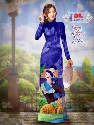 Vải Áo Dài Lụa Ngọc Mai Tình Cha Con thiết kế 2020 AD 9087 34 1596680681 654 Vai Ao Dai Lua Ngoc Mai Tinh Cha Con thiet