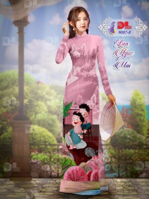 Vải Áo Dài Lụa Ngọc Mai Tình Cha Con thiết kế 2020 AD 9087 48 1596680683 922 Vai Ao Dai Lua Ngoc Mai Tinh Cha Con thiet
