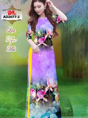 Vải Áo Dài Lụa Ngọc Mai Hoa In 3D mới ra AD 2077 14 1596681304 783 Vai Ao Dai Lua Ngoc Mai Hoa In 3D moi