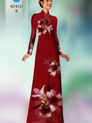 Vải áo dài đẹp hoa 3D thiết kế 2020 AD 8121 23 1596684003 125 Vai ao dai dep hoa 3D thiet ke 2020 AD