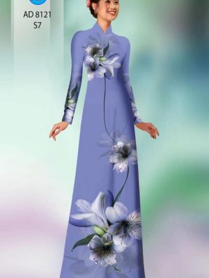 Vải áo dài đẹp hoa 3D thiết kế 2020 AD 8121 26 1596684003 14 Vai ao dai dep hoa 3D thiet ke 2020 AD