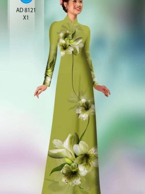 Vải áo dài đẹp hoa 3D thiết kế 2020 AD 8121 34 1596684005 305 Vai ao dai dep hoa 3D thiet ke 2020 AD