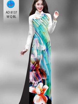 Vải áo dài hoa in 3D mới ra AD 8137 23 1596770520 25 Vai ao dai hoa in 3D moi ra AD 8137
