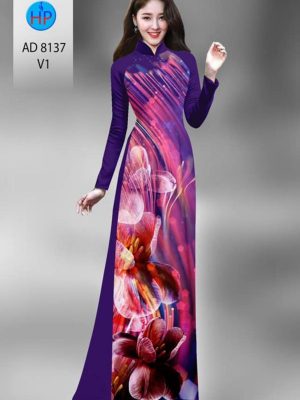 Vải áo dài hoa in 3D mới ra AD 8137 25 1596770520 36 Vai ao dai hoa in 3D moi ra AD 8137
