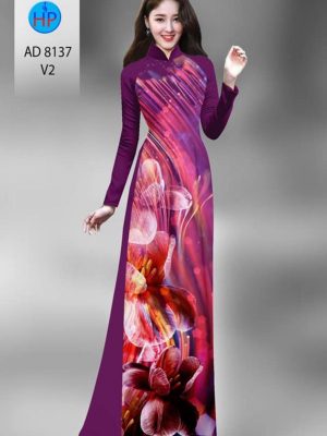 Vải áo dài hoa in 3D mới ra AD 8137 30 1596770521 253 Vai ao dai hoa in 3D moi ra AD 8137