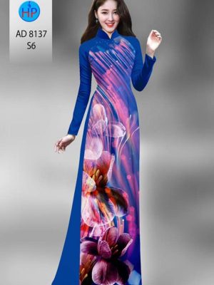 Vải áo dài hoa in 3D mới ra AD 8137 31 1596770521 470 Vai ao dai hoa in 3D moi ra AD 8137