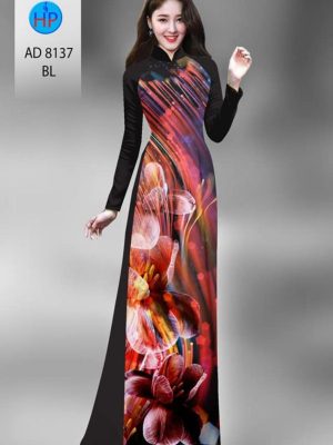 Vải áo dài hoa in 3D mới ra AD 8137 37 1596770522 450 Vai ao dai hoa in 3D moi ra AD 8137