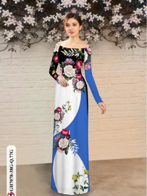 Vải áo dài hoa in 3D mới ra AD GH7087 21 1596771616 788 Vai ao dai hoa in 3D moi ra AD GH7087