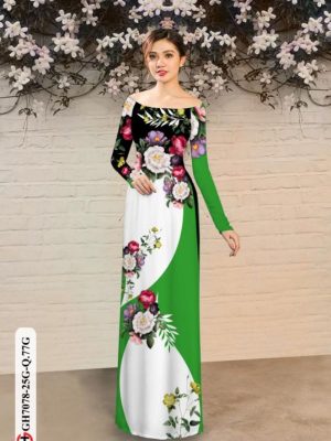 Vải áo dài hoa in 3D mới ra AD GH7087 23 1596771617 375 Vai ao dai hoa in 3D moi ra AD GH7087