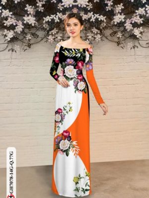 Vải áo dài hoa in 3D mới ra AD GH7087 27 1596771618 245 Vai ao dai hoa in 3D moi ra AD GH7087
