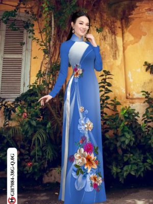 Vải áo dài hoa in 3D mới ra AD GH7084 22 1596854345 847 Vai ao dai hoa in 3D moi ra AD GH7084