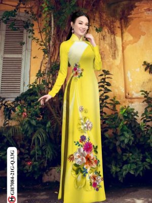 Vải áo dài hoa in 3D mới ra AD GH7084 26 1596854346 644 Vai ao dai hoa in 3D moi ra AD GH7084