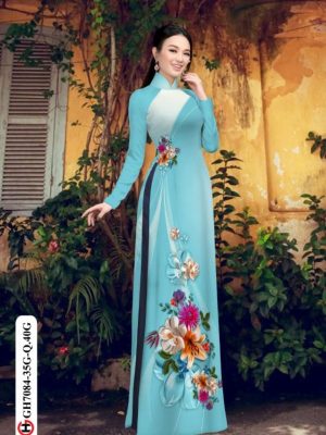 Vải áo dài hoa in 3D mới ra AD GH7084 24 1596854346 901 Vai ao dai hoa in 3D moi ra AD GH7084