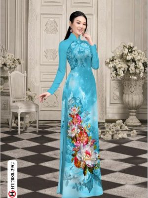 Vải áo dài hoa in 3D mới ra AD HT7088 26 1596854838 114 Vai ao dai hoa in 3D moi ra AD HT7088