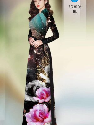 Vải áo dài hoa in 3D kiểu mới AD 8016 32 1596854987 118 Vai ao dai hoa in 3D kieu moi AD 8016