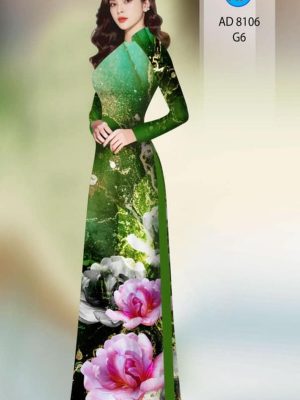 Vải áo dài hoa in 3D kiểu mới AD 8016 37 1596854987 440 Vai ao dai hoa in 3D kieu moi AD 8016