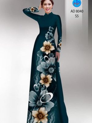 Vải áo dài hoa in 3D kiểu mới AD 8040 24 1596855887 499 Vai ao dai hoa in 3D kieu moi AD 8040