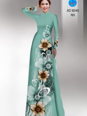 Vải áo dài hoa in 3D kiểu mới AD 8040 21 1596855887 736 Vai ao dai hoa in 3D kieu moi AD 8040