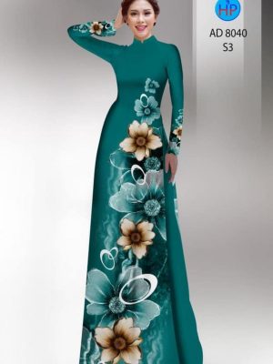 Vải áo dài hoa in 3D kiểu mới AD 8040 25 1596855887 776 Vai ao dai hoa in 3D kieu moi AD 8040