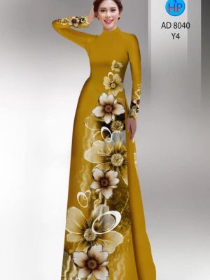 Vải áo dài hoa in 3D kiểu mới AD 8040 30 1596855888 156 Vai ao dai hoa in 3D kieu moi AD 8040