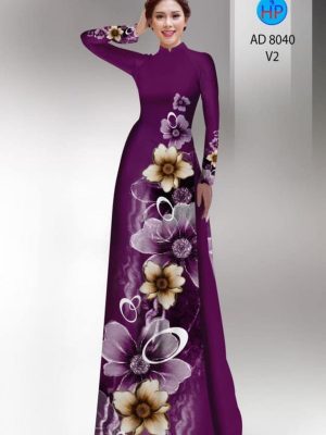 Vải áo dài hoa in 3D kiểu mới AD 8040 27 1596855888 67 Vai ao dai hoa in 3D kieu moi AD 8040