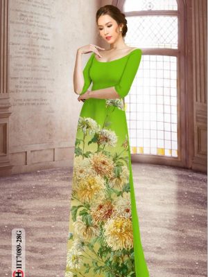 Vải áo dài hoa cúc đại đóa thiết kế 2020 AD HT7089 24 1596856589 920 Vai ao dai hoa cuc dai doa thiet ke 2020