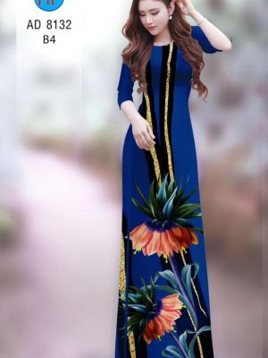 Vải áo dài hoa in 3D kiểu mới AD 8132 21 1596856880 127 Vai ao dai hoa in 3D kieu moi AD 8132
