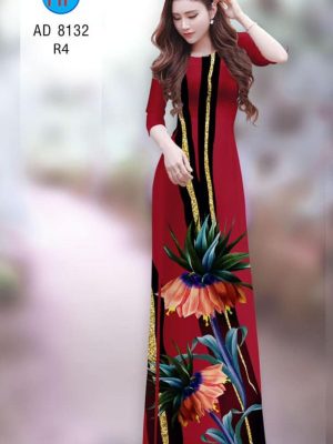 Vải áo dài hoa in 3D kiểu mới AD 8132 22 1596856880 307 Vai ao dai hoa in 3D kieu moi AD 8132