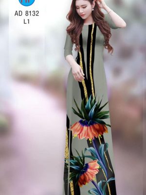 Vải áo dài hoa in 3D kiểu mới AD 8132 20 1596856880 486 Vai ao dai hoa in 3D kieu moi AD 8132