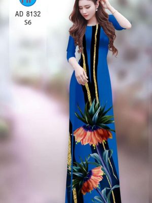 Vải áo dài hoa in 3D kiểu mới AD 8132 23 1596856880 512 Vai ao dai hoa in 3D kieu moi AD 8132