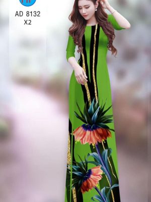 Vải áo dài hoa in 3D kiểu mới AD 8132 26 1596856881 161 Vai ao dai hoa in 3D kieu moi AD 8132