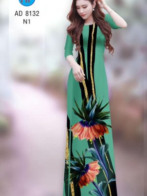 Vải áo dài hoa in 3D kiểu mới AD 8132 25 1596856881 402 Vai ao dai hoa in 3D kieu moi AD 8132