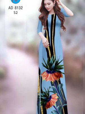 Vải áo dài hoa in 3D kiểu mới AD 8132 27 1596856881 635 Vai ao dai hoa in 3D kieu moi AD 8132