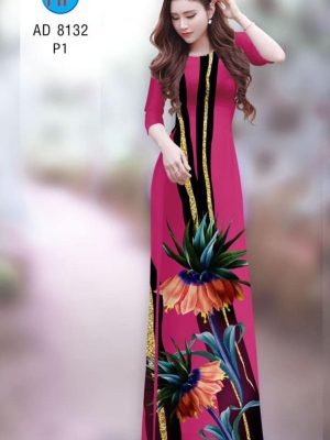 Vải áo dài hoa in 3D kiểu mới AD 8132 28 1596856881 63 Vai ao dai hoa in 3D kieu moi AD 8132