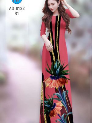 Vải áo dài hoa in 3D kiểu mới AD 8132 29 1596856881 910 Vai ao dai hoa in 3D kieu moi AD 8132