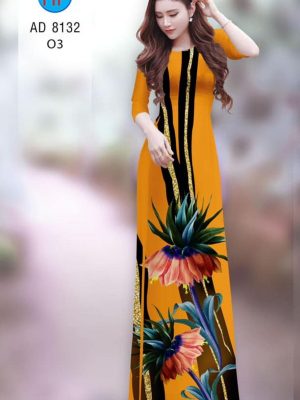 Vải áo dài hoa in 3D kiểu mới AD 8132 35 1596856882 169 Vai ao dai hoa in 3D kieu moi AD 8132