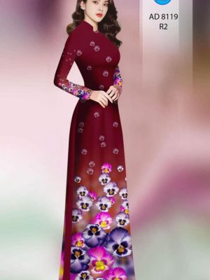 Vải áo dài hoa in 3D thiết kế 2020 AD 8119 26 1596857159 904 Vai ao dai hoa in 3D thiet ke 2020 AD