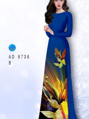 Vải áo dài hoa in 3D thiết kế 2020 AD 9736 26 1596857294 271 Vai ao dai hoa in 3D thiet ke 2020 AD
