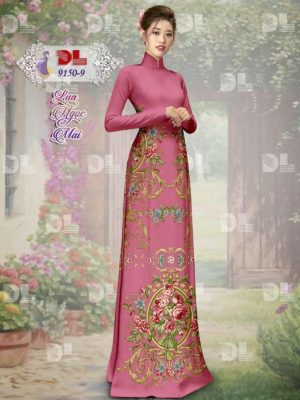 1596860603 637 Vai Ao Dai Lua Ngoc Mai Hoa Hong thiet ke
